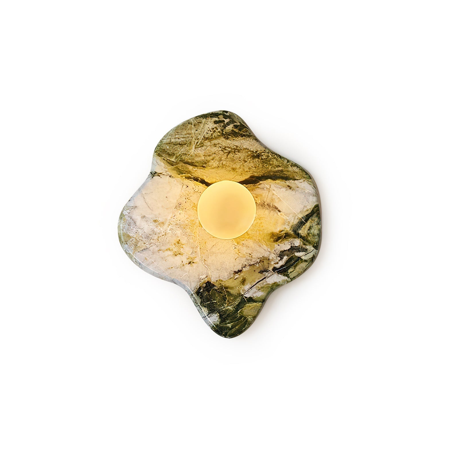 Fyln Green Marble Organic Wall Lamp - Neutralighting