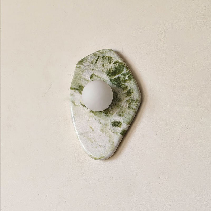 Fyln Green Marble Organic Wall Lamp - Neutralighting