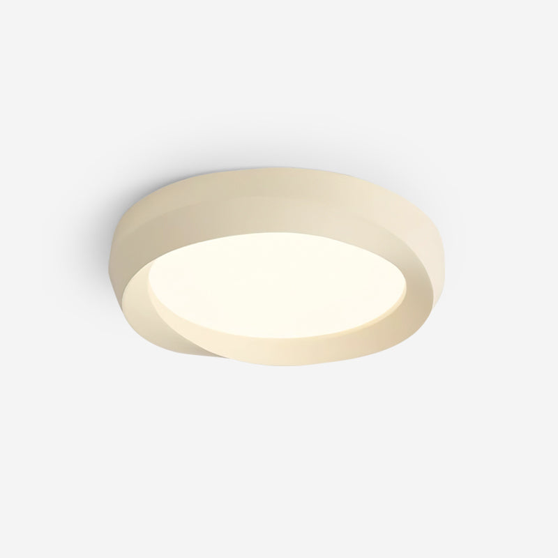 Ceiling Lamp Resin with Soft Curved Frame in Neutral Tones - Neutralighting