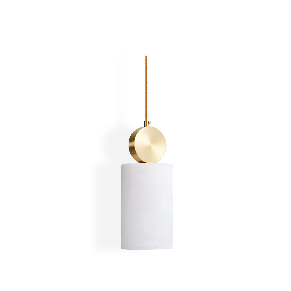 Etruscan Pendant Light Alabaster & Brass - Neutralighting