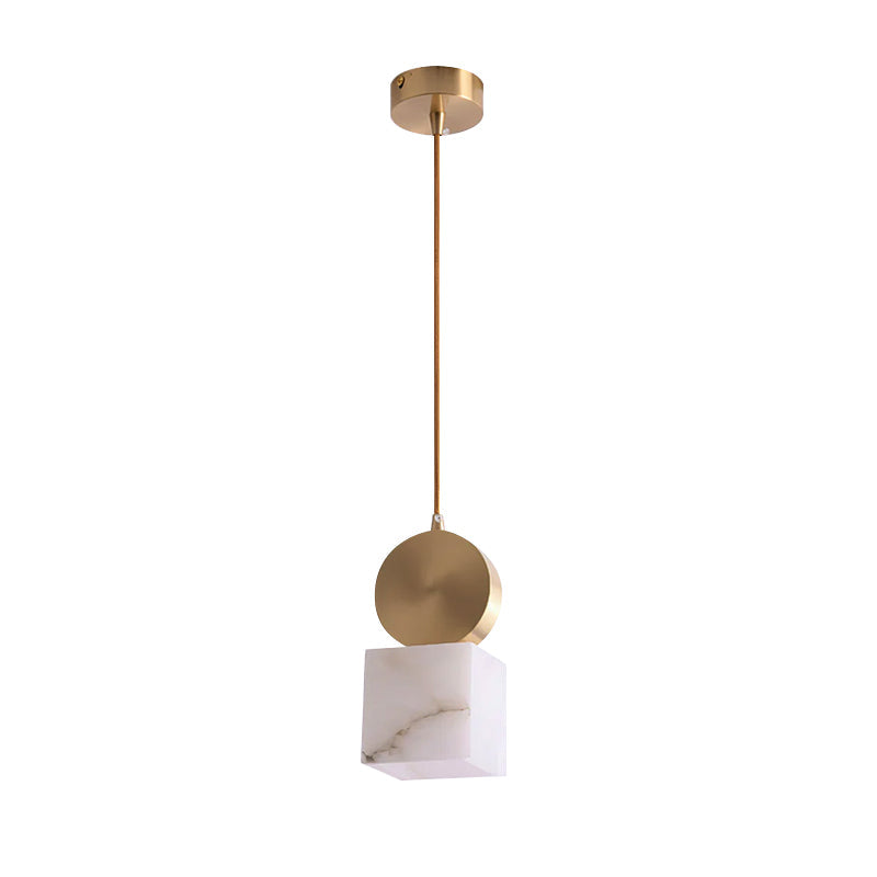 Etruscan Pendant Light Alabaster & Brass - Neutralighting