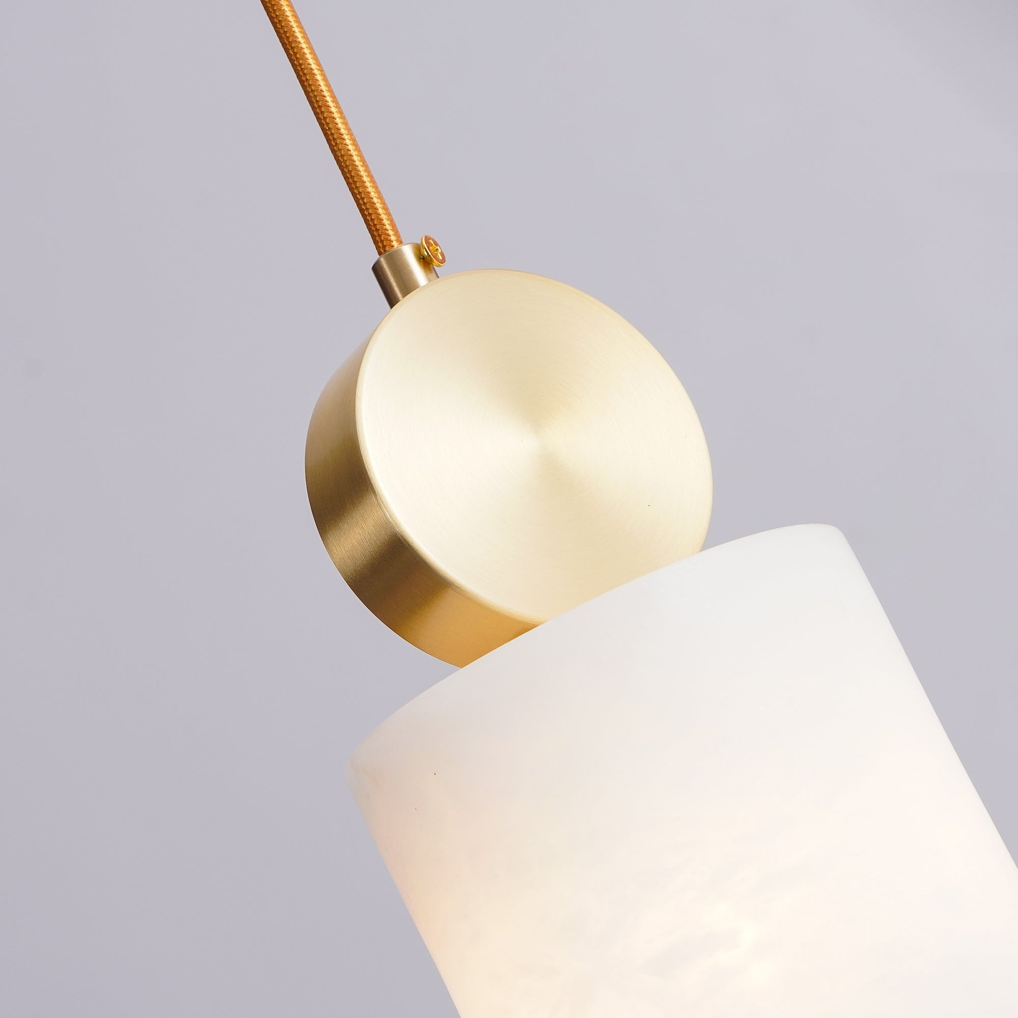 Etruscan Pendant Light Alabaster & Brass - Neutralighting
