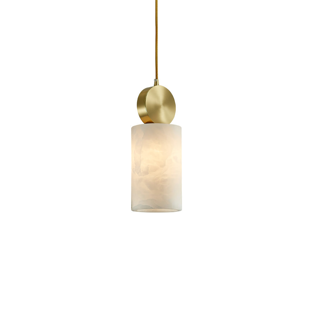 Etruscan Pendant Light Alabaster & Brass - Neutralighting