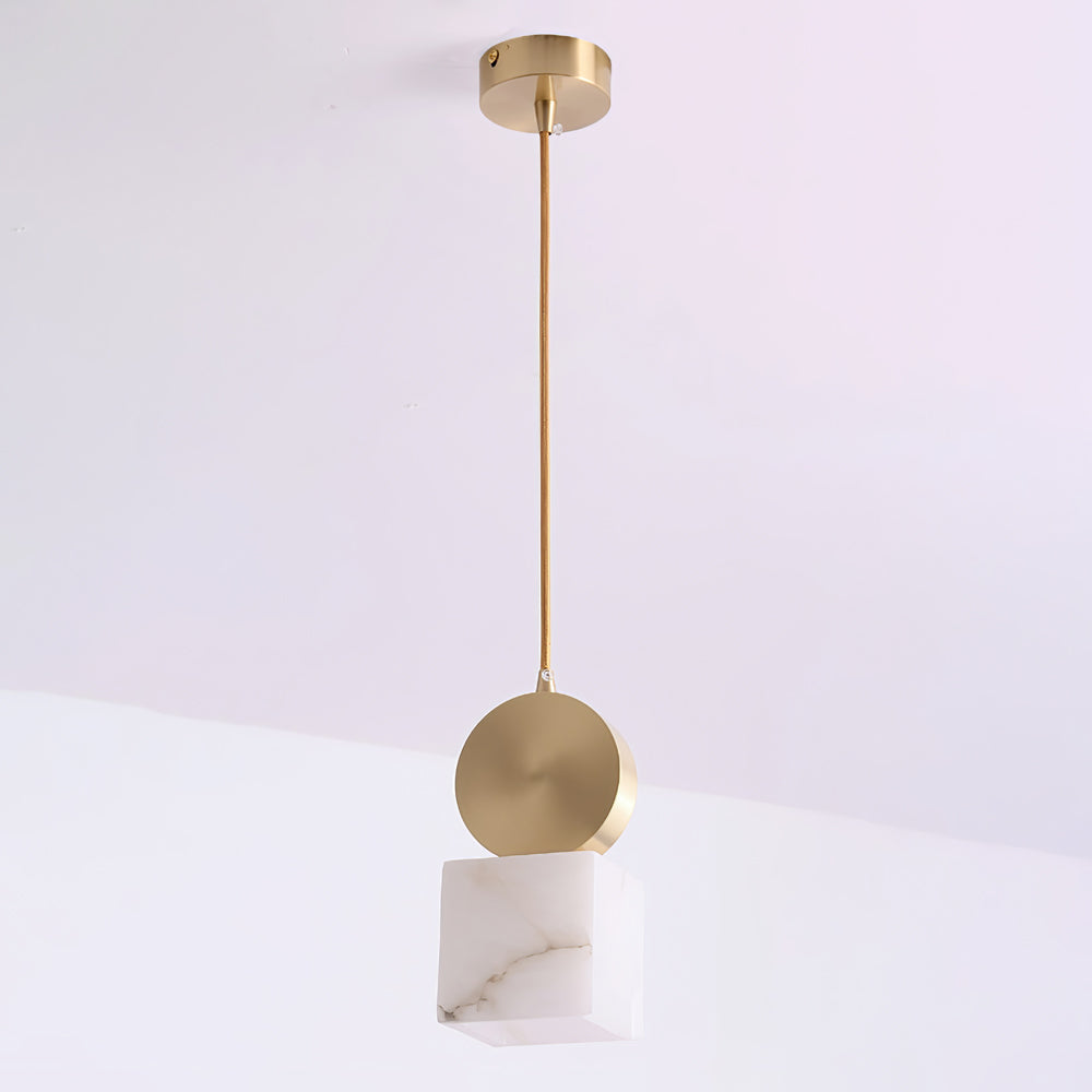 Etruscan Pendant Light Alabaster & Brass - Neutralighting