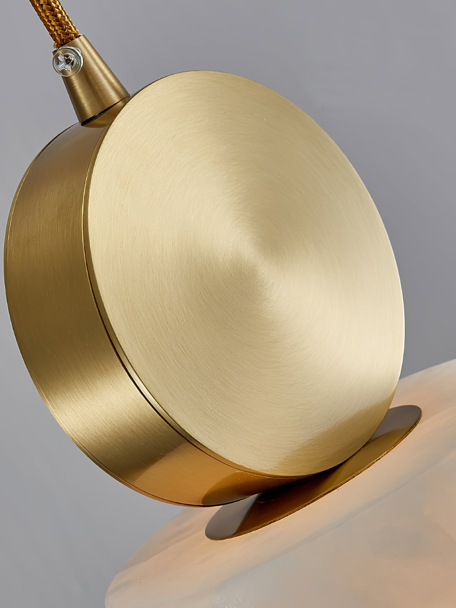 Etruscan Pendant Light Alabaster & Brass - Neutralighting
