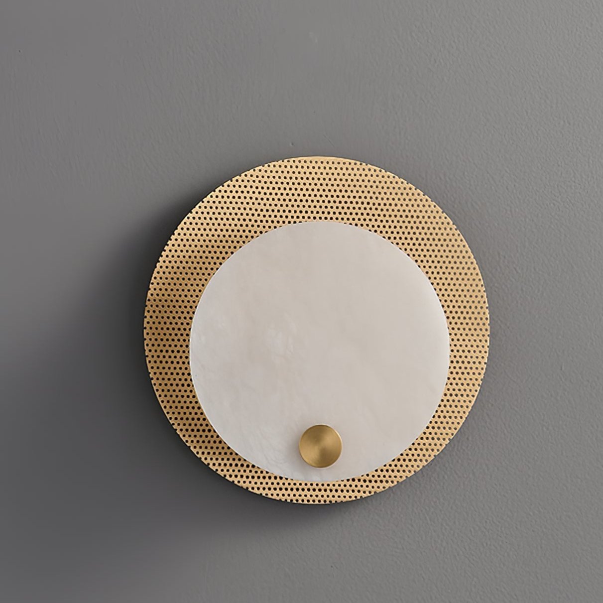 Ilzore Circular Glass Ceiling Light - Neutralighting