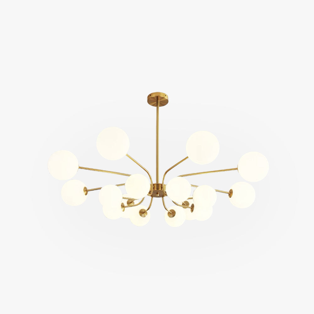 Valentina Modern LED Chandelier Chrome/Gold Living Room/Bedroom - Neutralighting