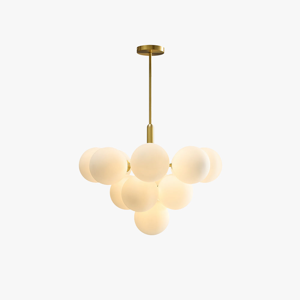 Valentina Nordic LED Chandelier Metal Glass Living Room/Bedroom - Neutralighting