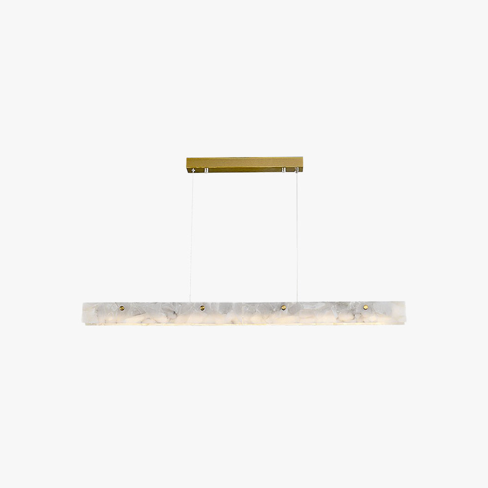 Arisha Modern LED Pendant Light White Marble Dining Room/Bar