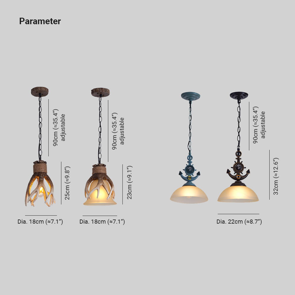 Silva LED Pendant Light Black Glass Bar/Dining Room/Living Room - Neutralighting