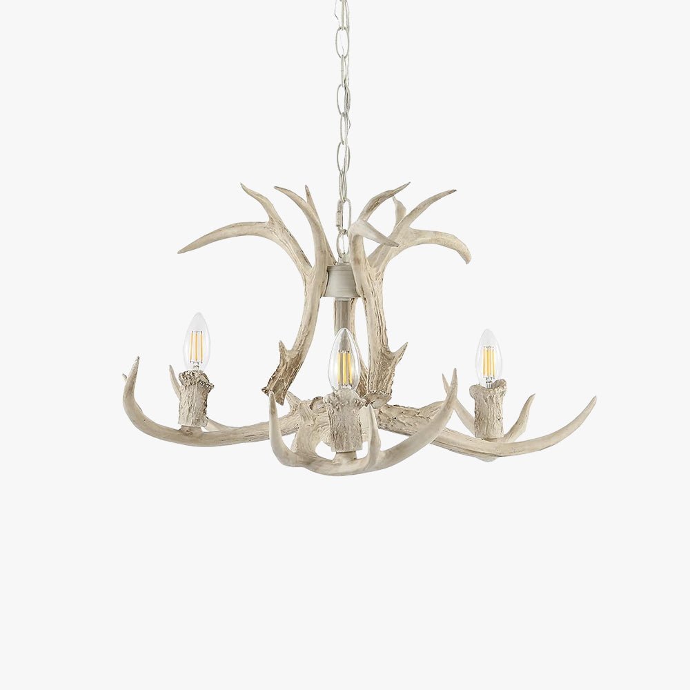 Silva Retro LED Pendant Light White Metal Resin Dining Room/Bedroom - Neutralighting