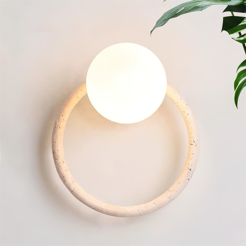 Geylo Travertine Wing Wall Light - Neutralighting