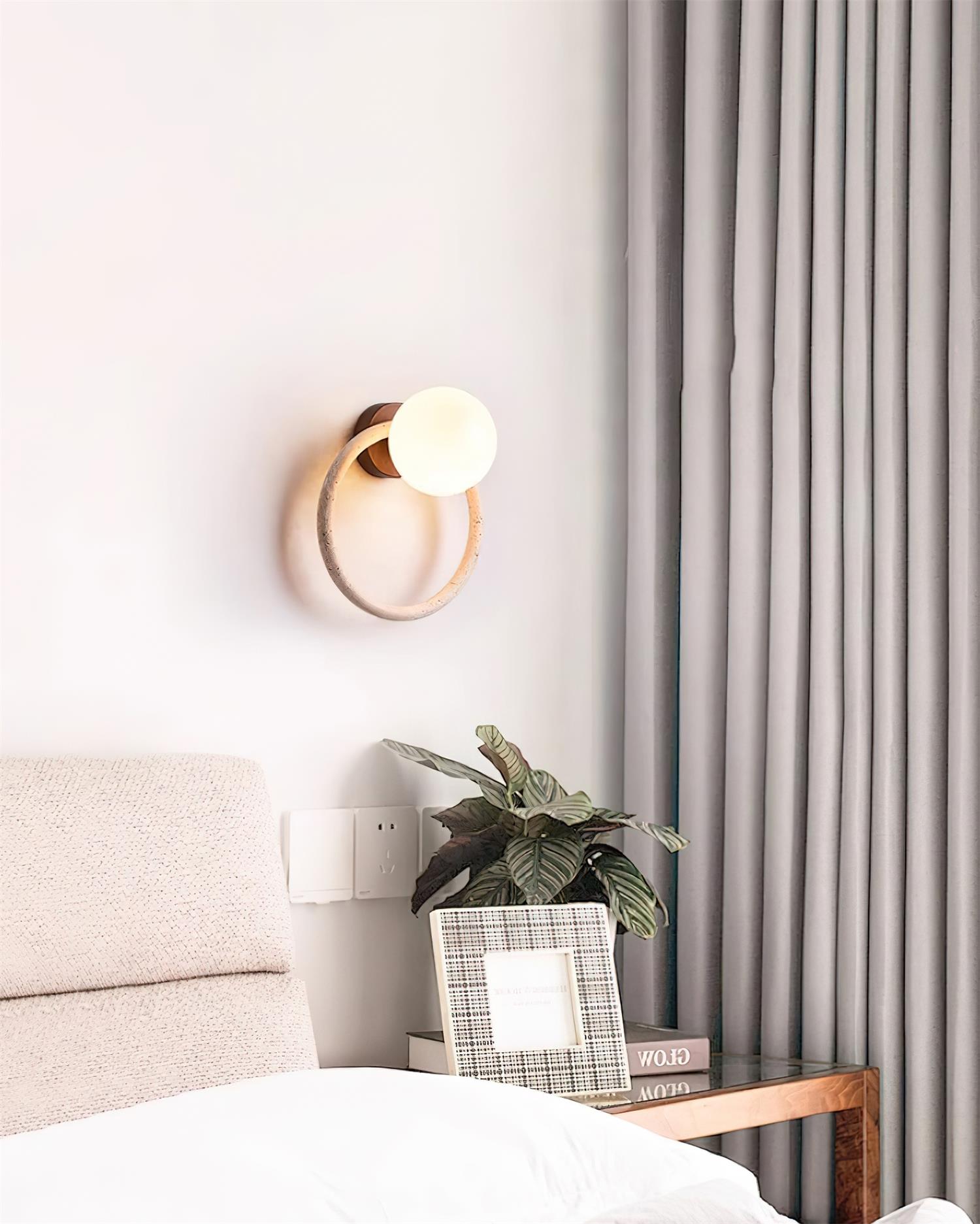 Geylo Travertine Wing Wall Light - Neutralighting
