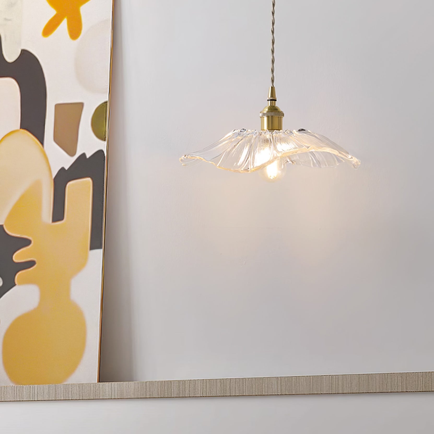 Calia Flower Glass Ceiling/Pendant Light - Neutralighting