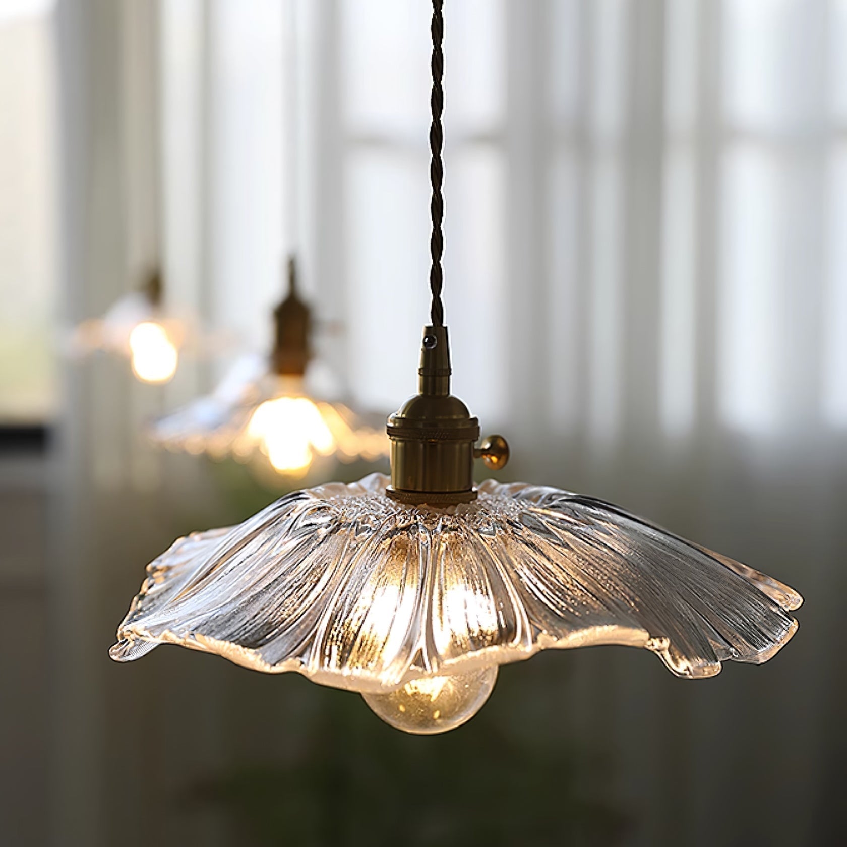 Calia Flower Glass Ceiling/Pendant Light - Neutralighting