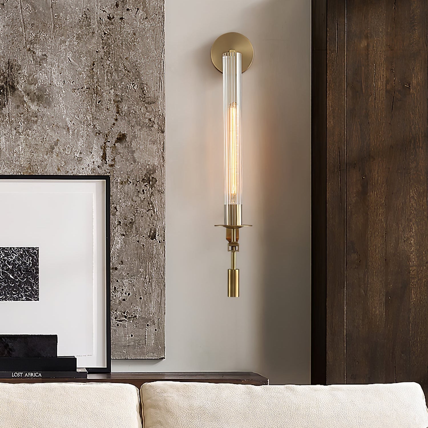 Lucian Indoor Wall Lamp Glass Farmhouse - Neutralighting