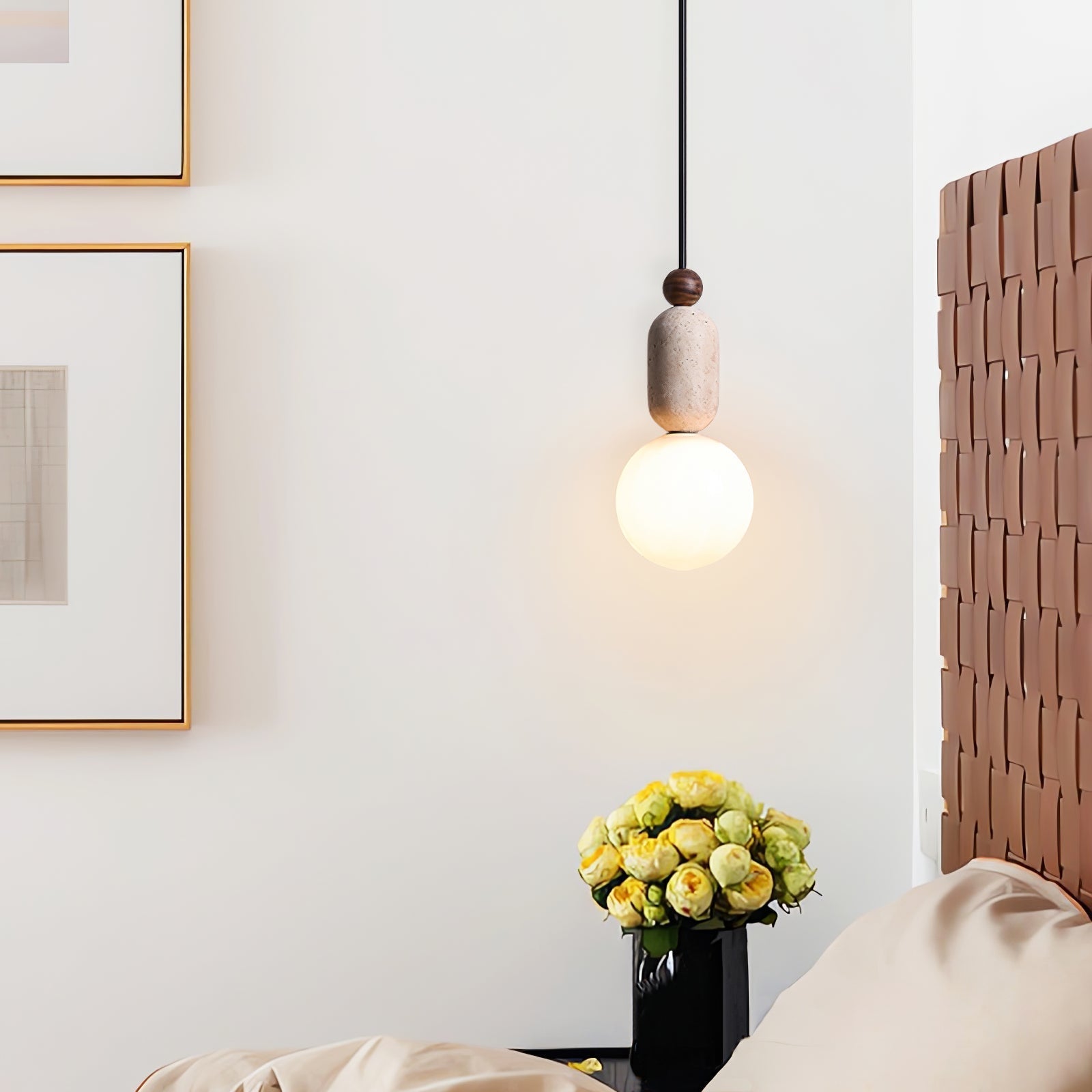 Vaarnii Travertine Pendant Light - Neutralighting