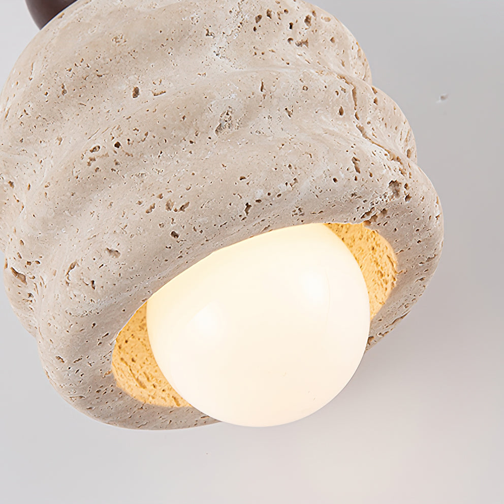Ritta Travertine Ripple Pendant Light - Neutralighting