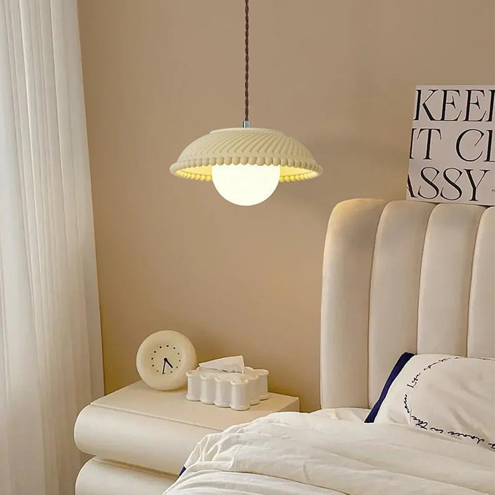 Aria Modern LED Metal/Glass/Resin Pendant Light Living Room/Study/Bedroom - Neutralighting