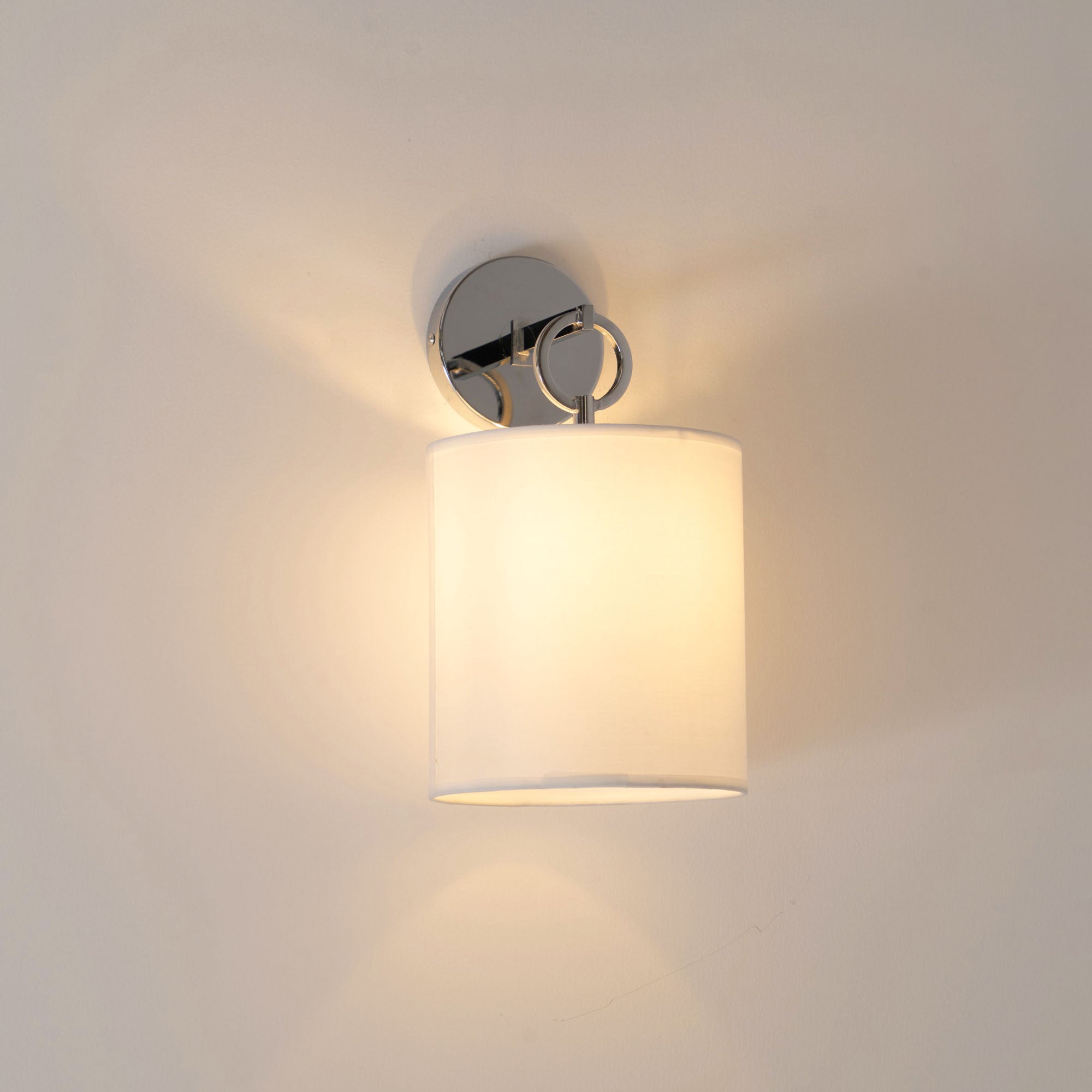 Iris Wall Lamp Farmhouse Fabric Cylindrical - Neutralighting