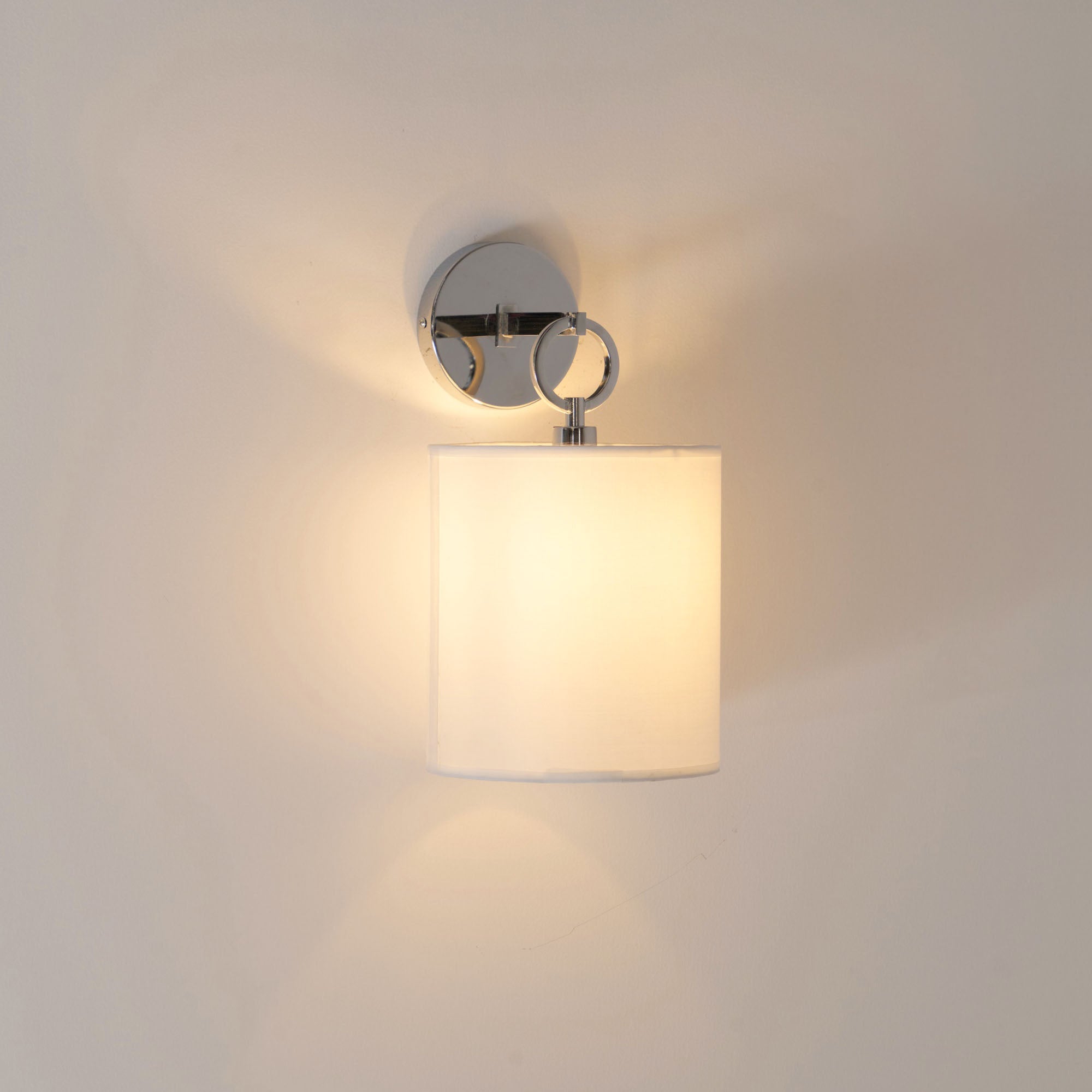 Iris Wall Lamp Farmhouse Fabric Cylindrical - Neutralighting