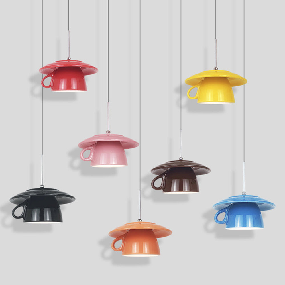 Valentina Modern Cup Ceramic LED Pendant Light Bedroom