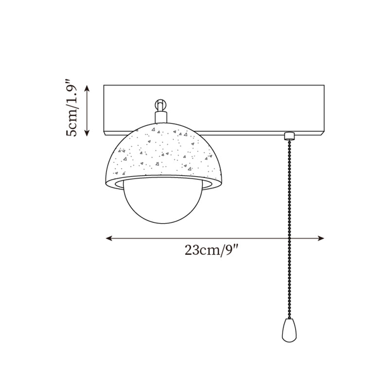 Gevon Travertine Wall Lamp - Neutralighting