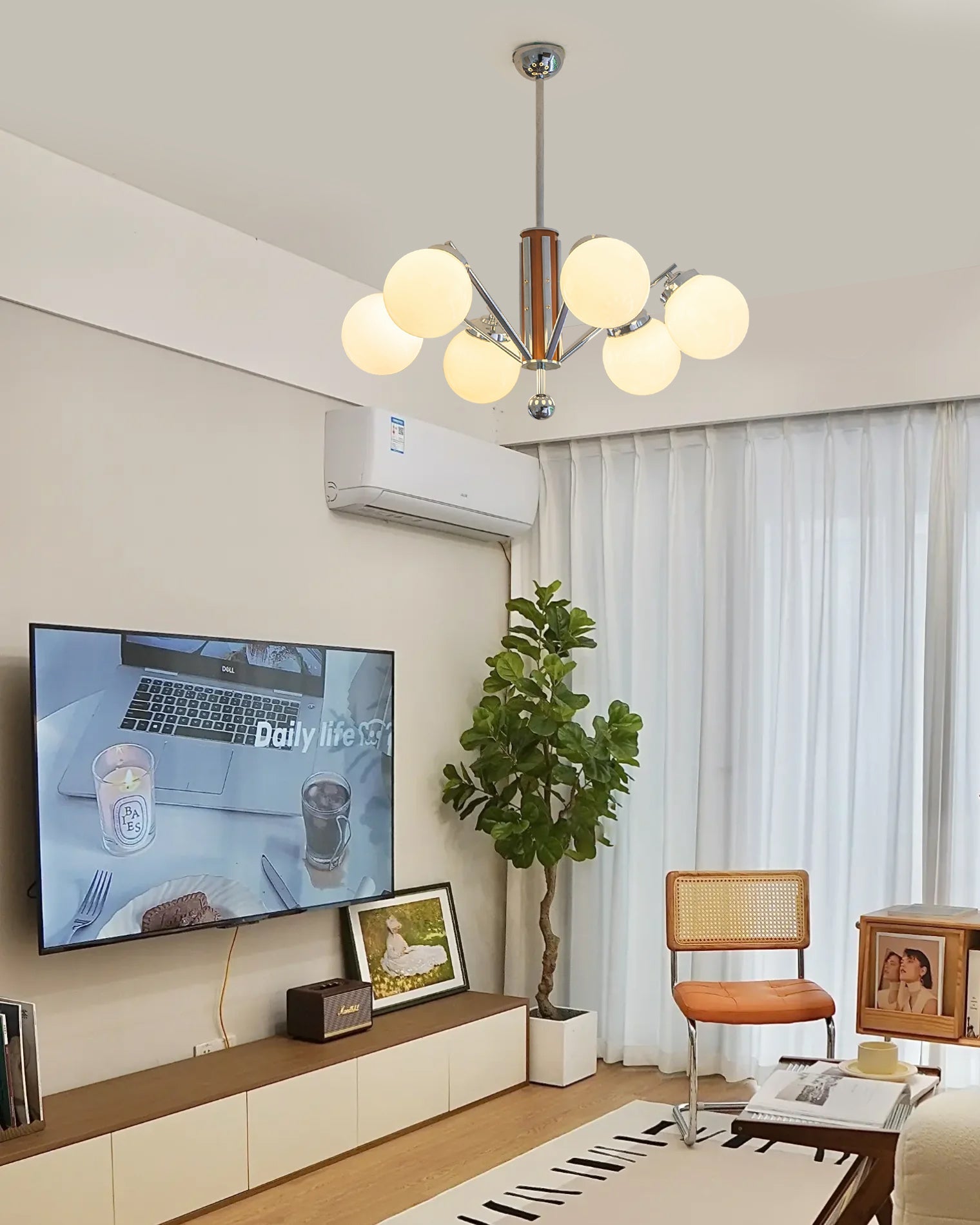 Orina Chandelier Mid-century - Neutralighting