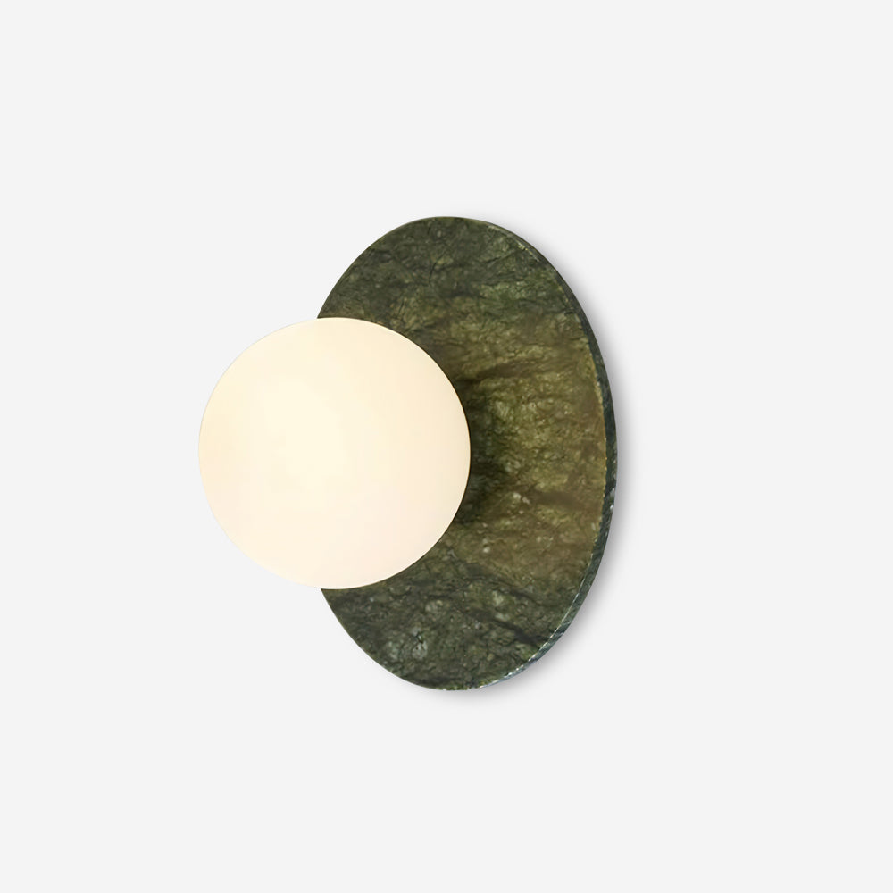 Enox Minimalist Globe Marble Wall Lamp