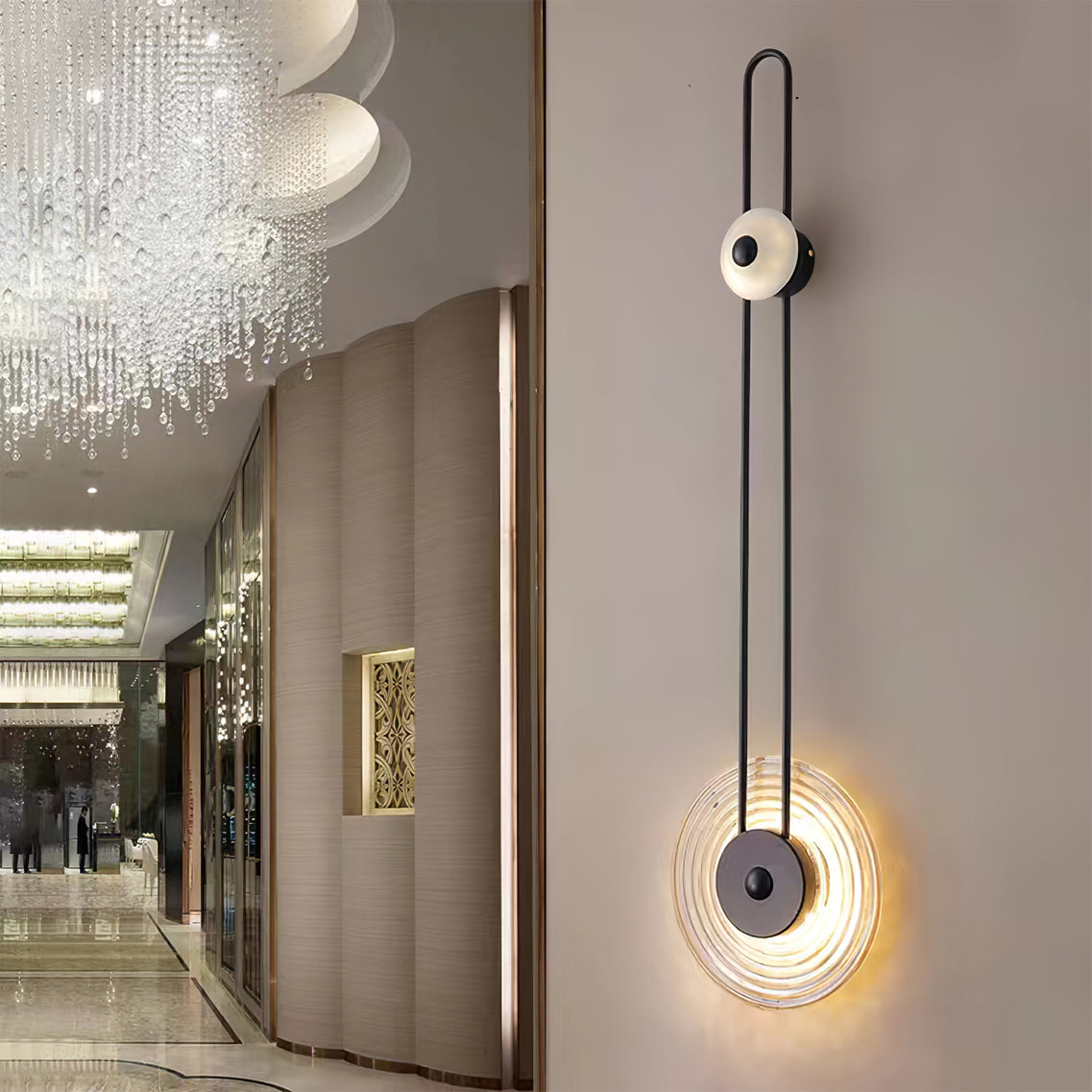 Gaia Wall Lamp Sculptural Geometry Alabaster - Neutralighting