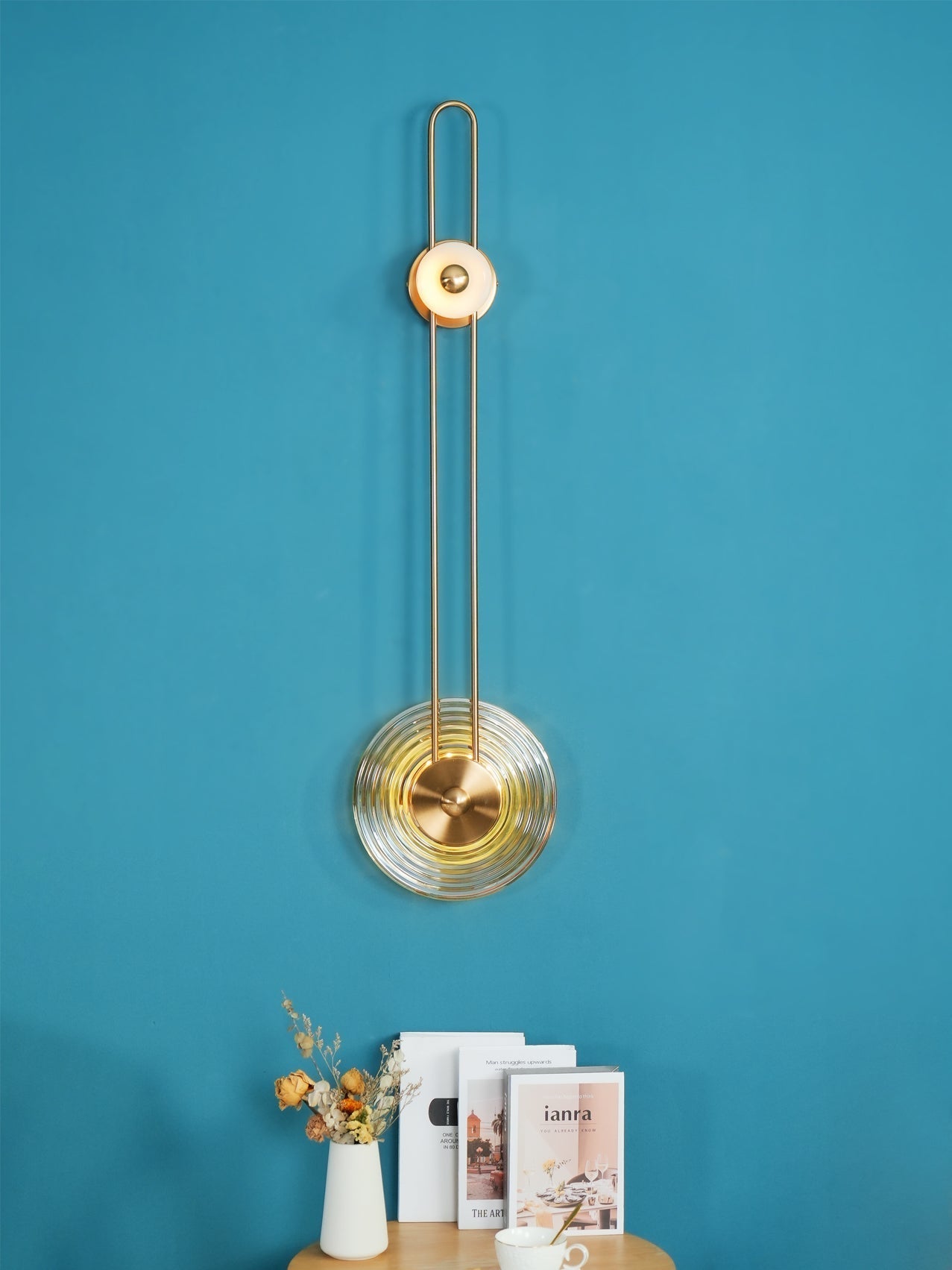 Gaia Wall Lamp Sculptural Geometry Alabaster - Neutralighting