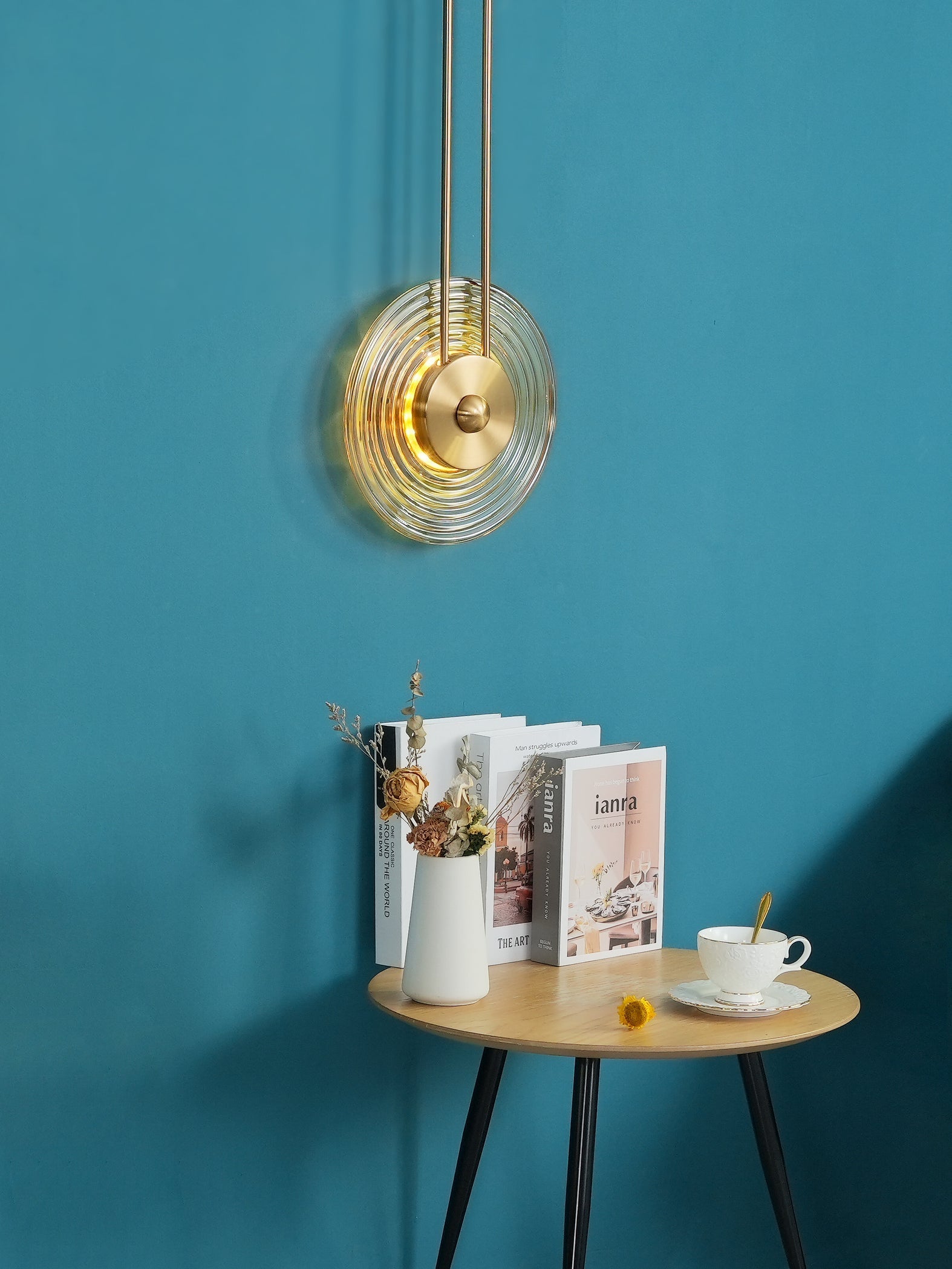 Gaia Wall Lamp Sculptural Geometry Alabaster - Neutralighting