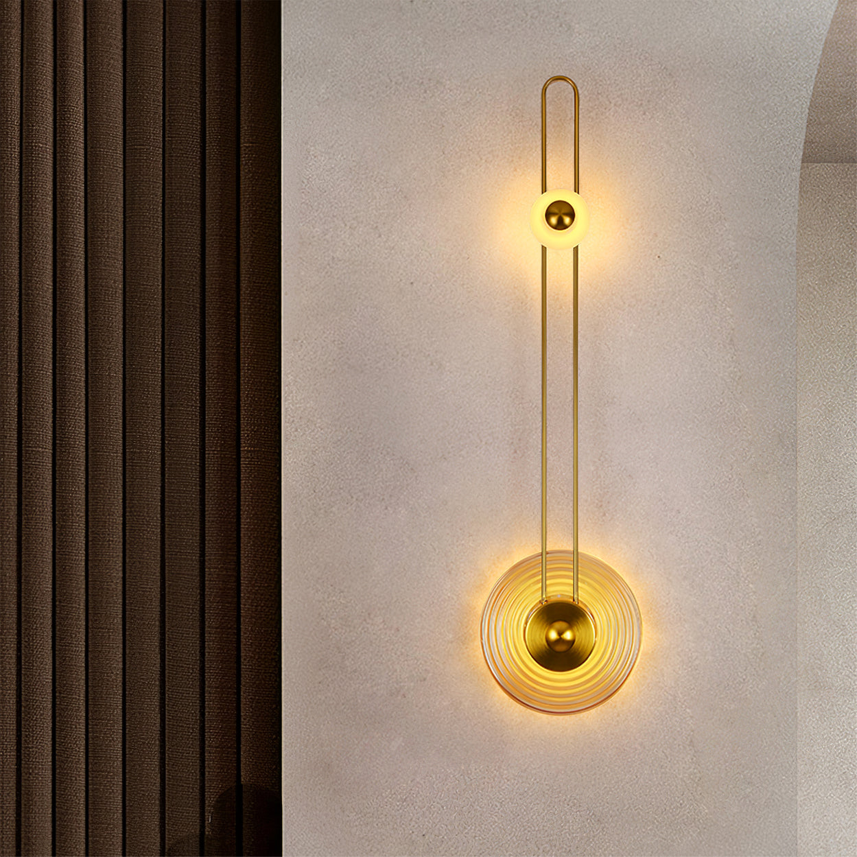 Gaia Wall Lamp Sculptural Geometry Alabaster - Neutralighting