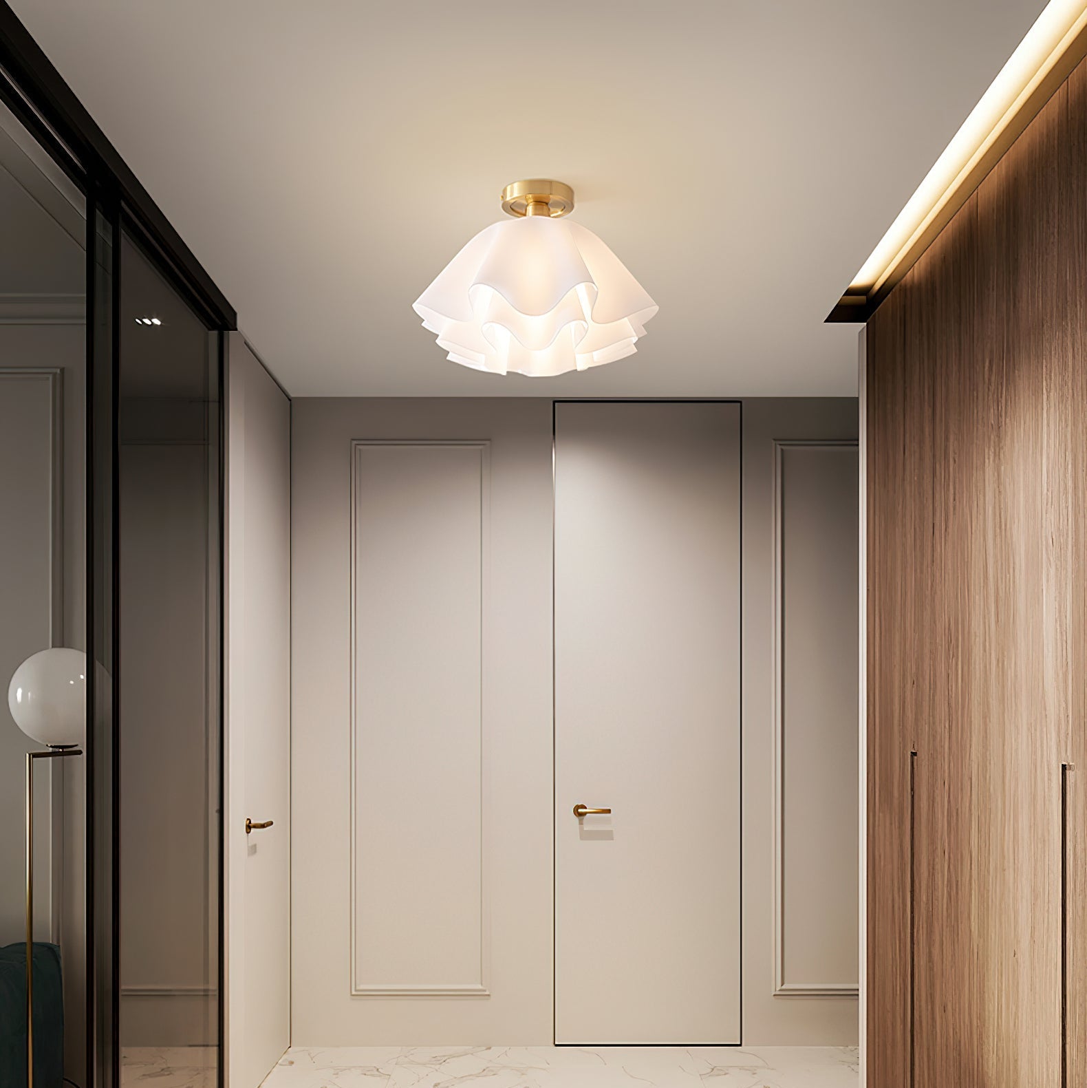 Menro Ceiling Light Flower-Shape - Neutralighting