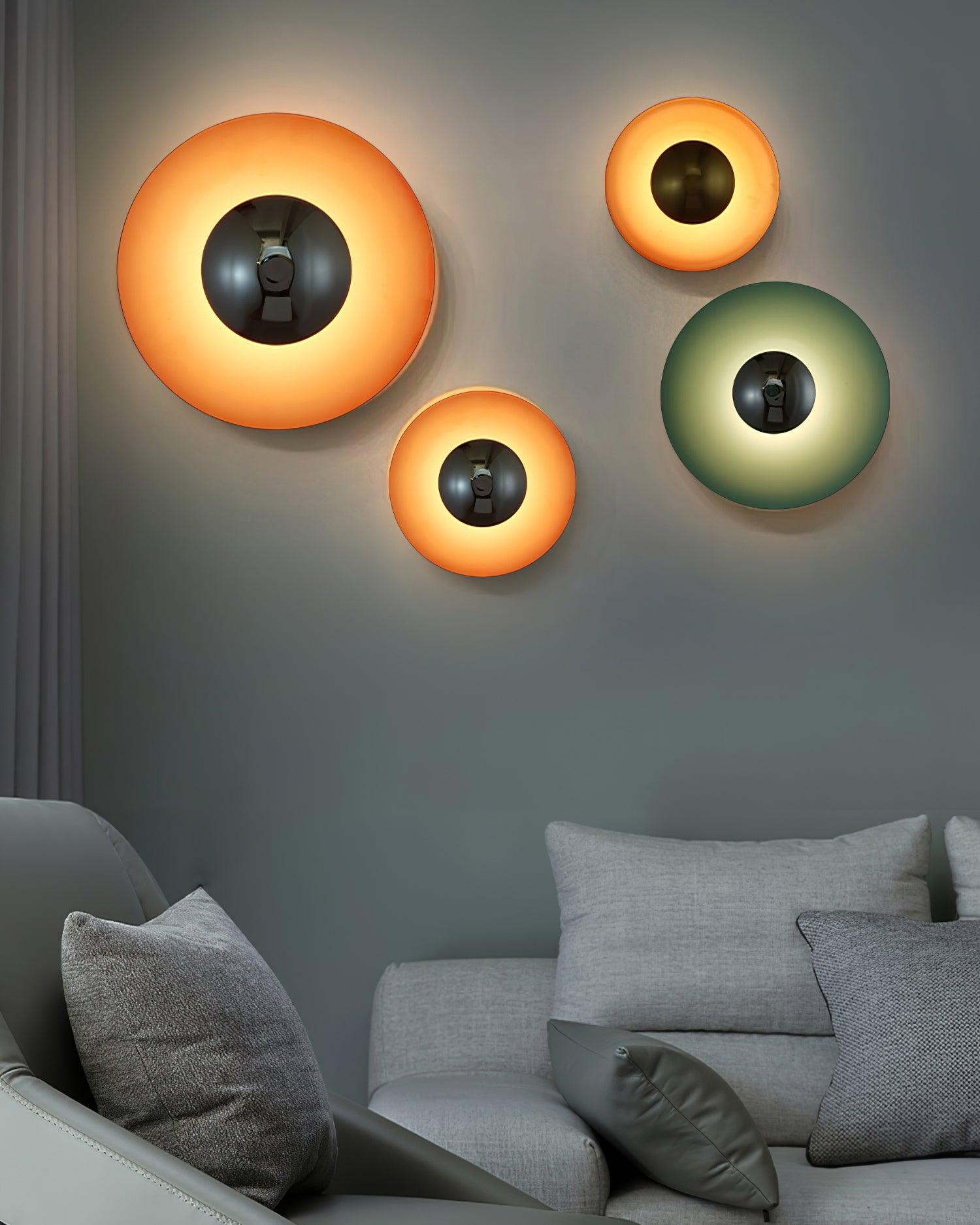 Wall Lamp Eclipse Inspired Halo Glow Modern Minimalist Art Accent - Neutralighting