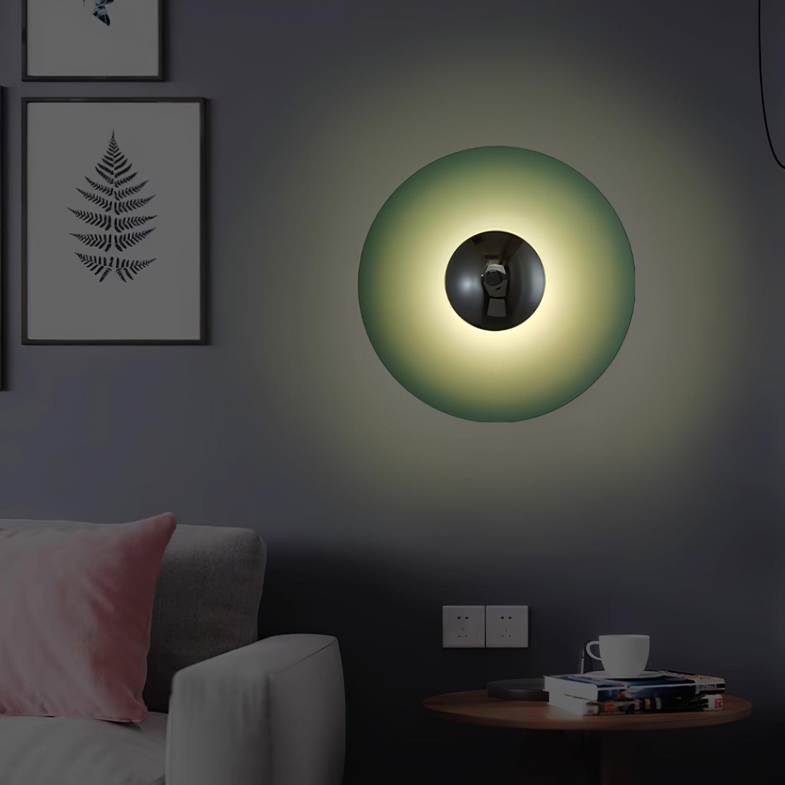 Wall Lamp Eclipse Inspired Halo Glow Modern Minimalist Art Accent - Neutralighting