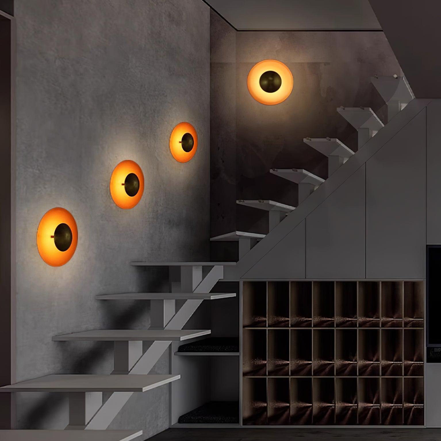 Wall Lamp Eclipse Inspired Halo Glow Modern Minimalist Art Accent - Neutralighting