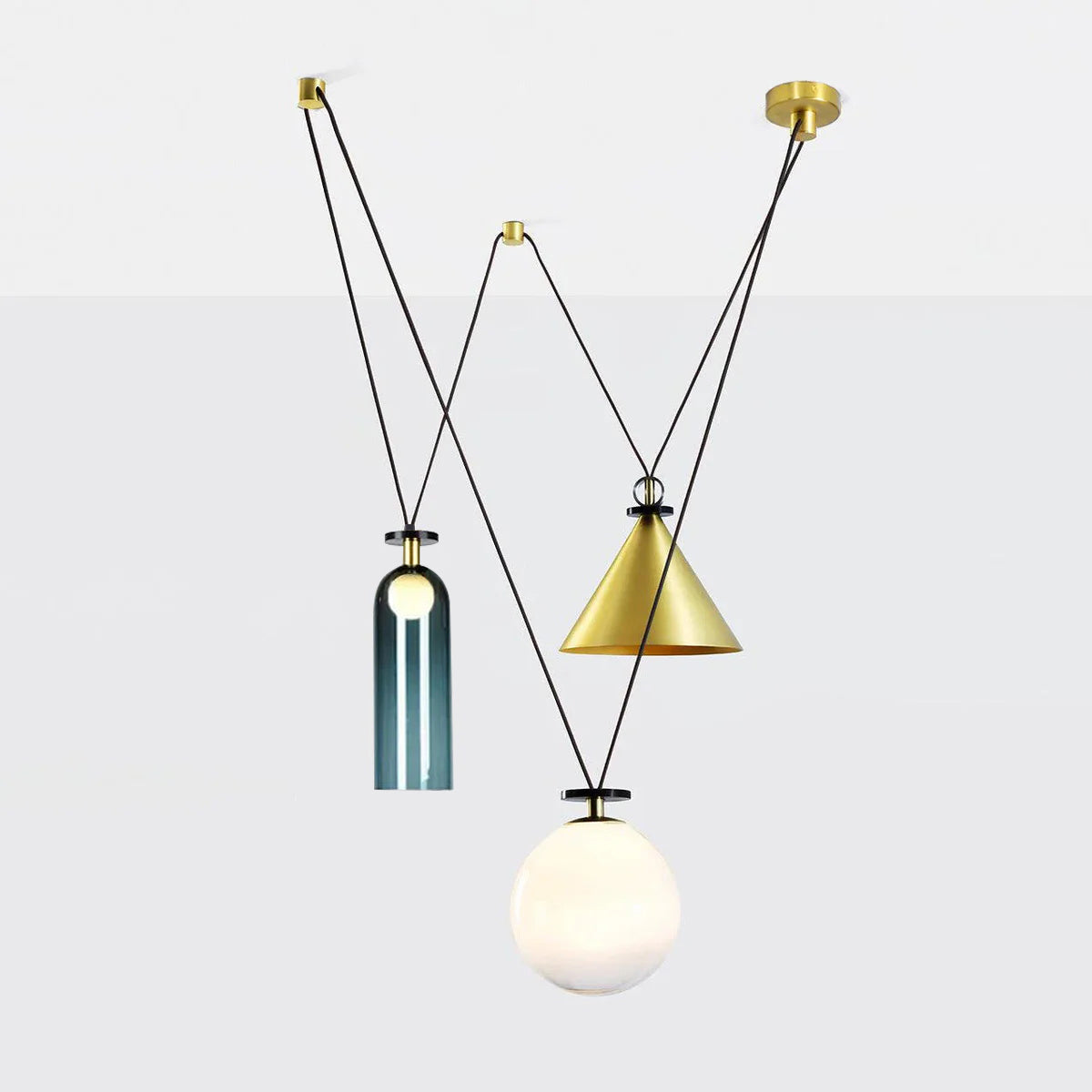 Covine Multi-Shape Adjustable Pendant Light - Neutralighting