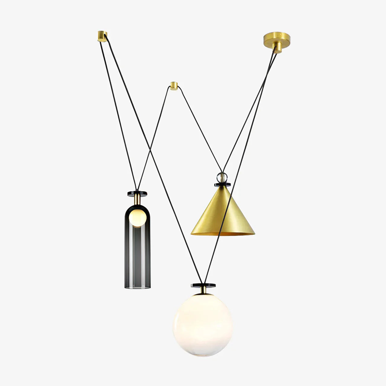 Covine Multi-Shape Adjustable Pendant Light - Neutralighting