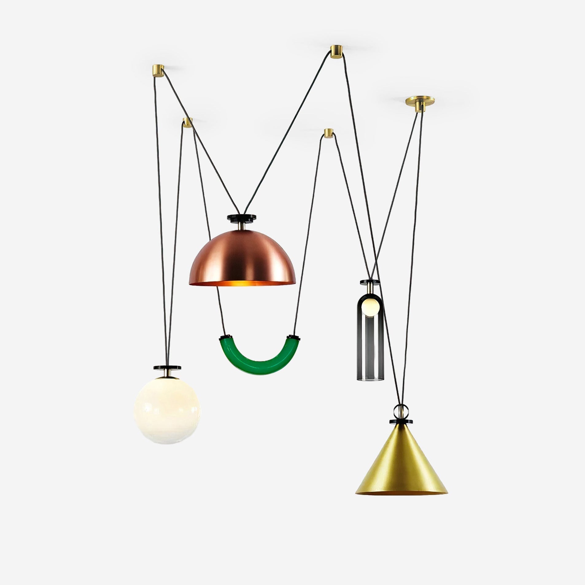 Covine Multi-Shape Adjustable Pendant Light - Neutralighting