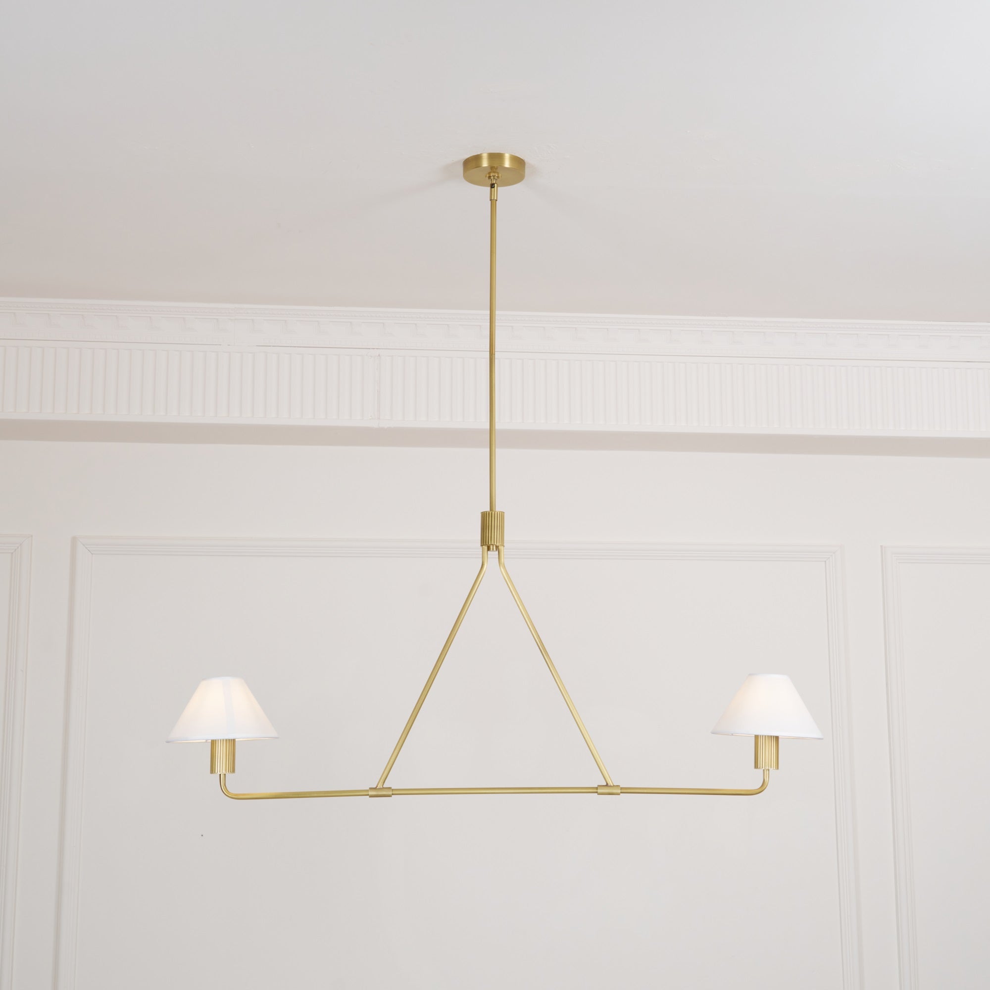 Ornuvyh Vintage Industrial Metal Fabric Chandelier - Neutralighting