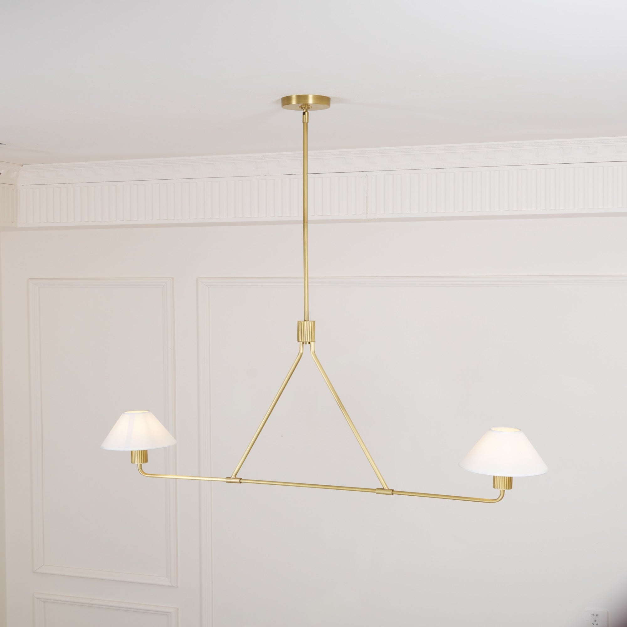 Ornuvyh Vintage Industrial Metal Fabric Chandelier - Neutralighting