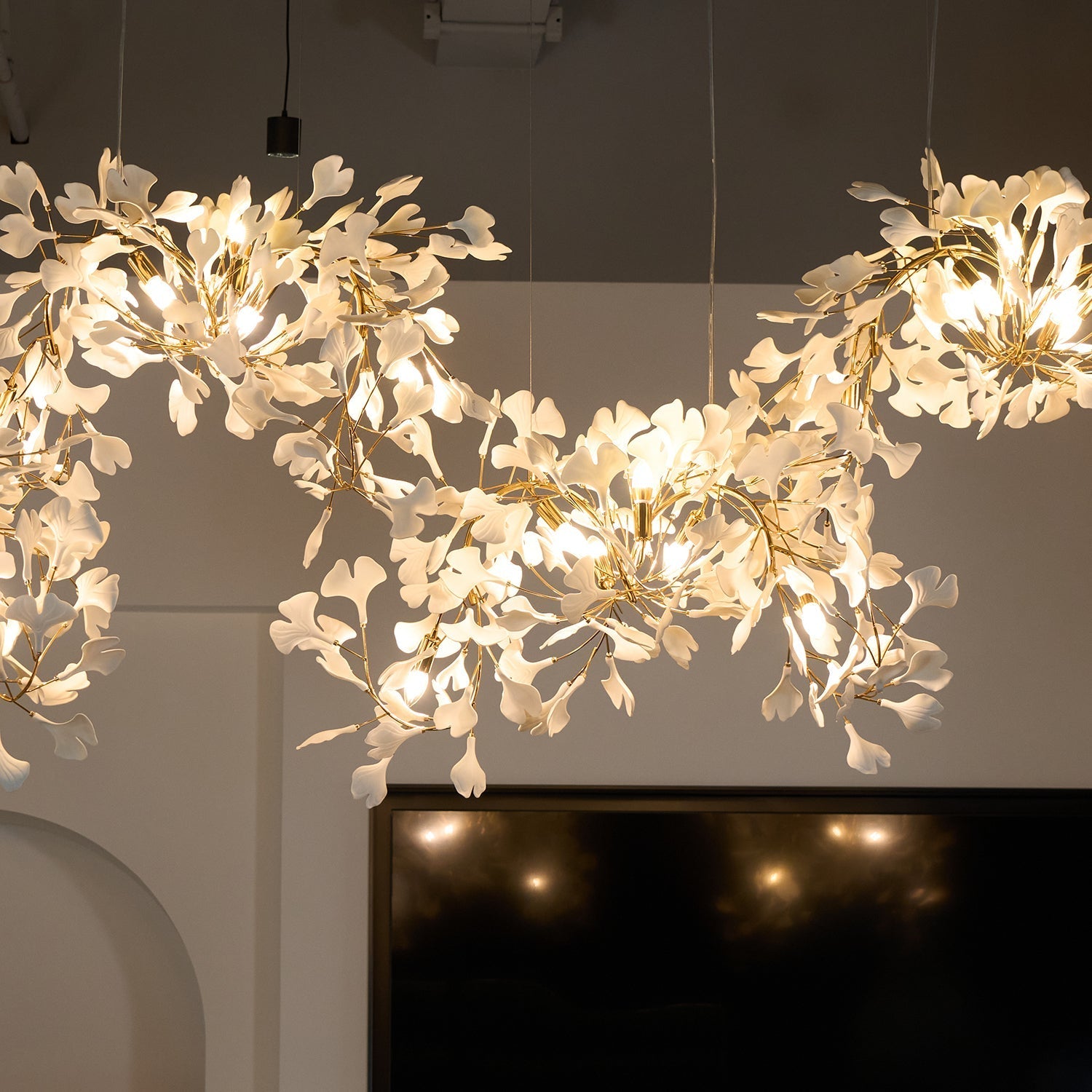 Elysia Floral Canopy Chandelier - Neutralighting