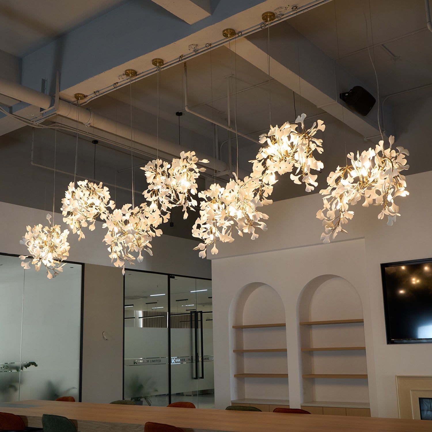 Elysia Floral Canopy Chandelier - Neutralighting