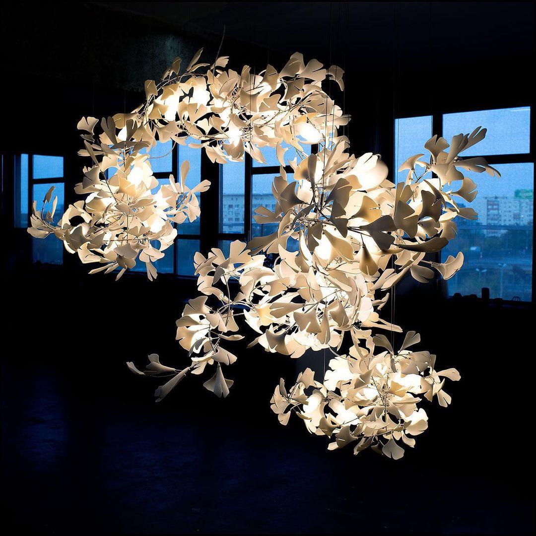 Elysia Floral Canopy Chandelier - Neutralighting