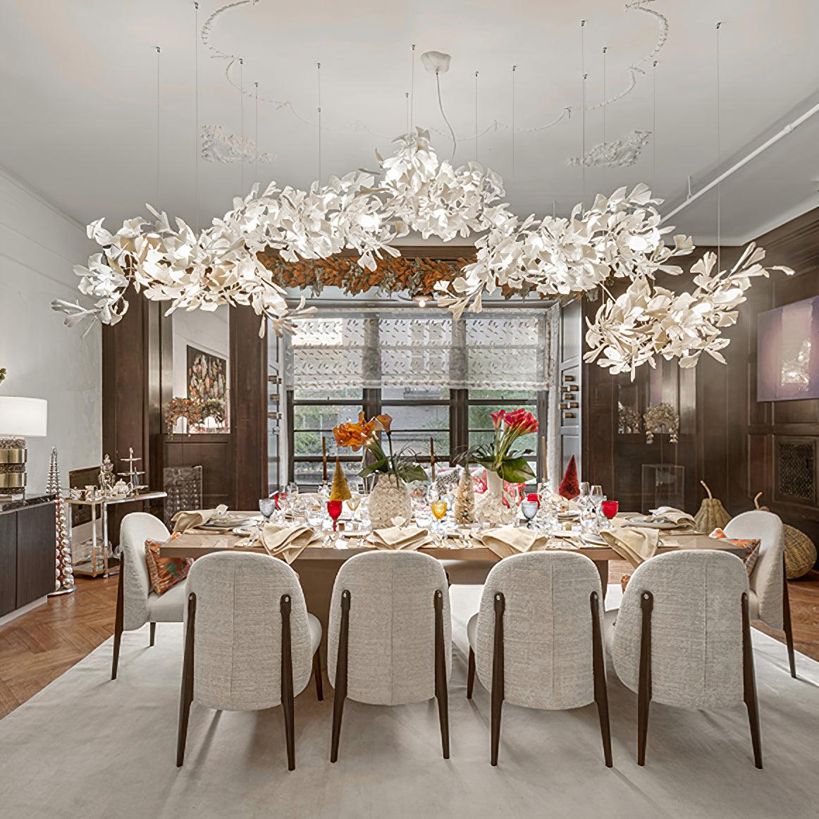 Elysia Floral Canopy Chandelier - Neutralighting