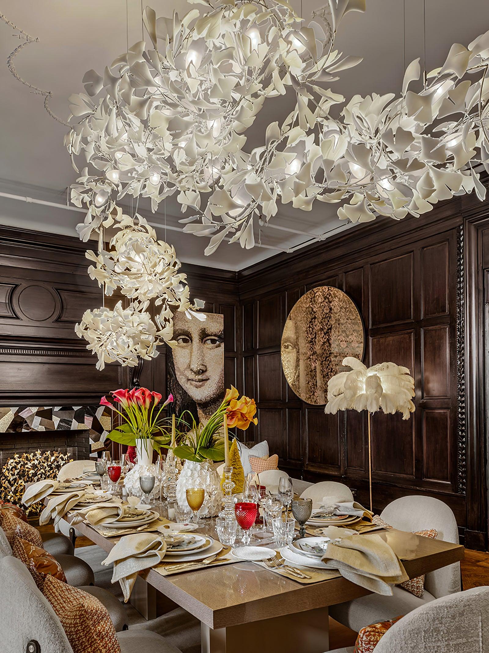 Elysia Floral Canopy Chandelier - Neutralighting