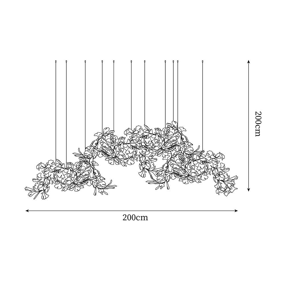 Elysia Floral Canopy Chandelier - Neutralighting