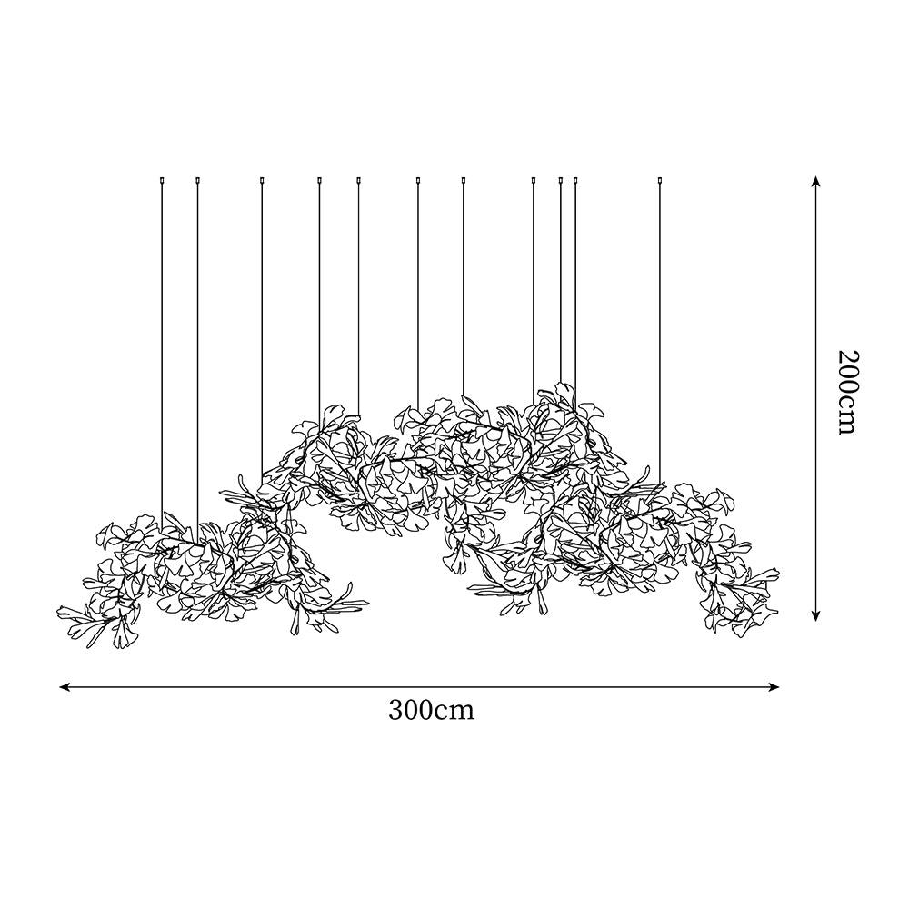 Elysia Floral Canopy Chandelier - Neutralighting