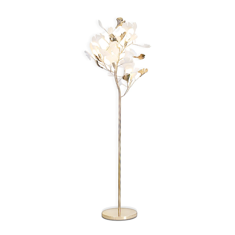 Ella Floor Lamp Gingko Ceramics - Neutralighting